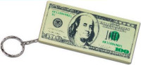 Key Chains: 100 Dollar Bill Stress Ball Keychains